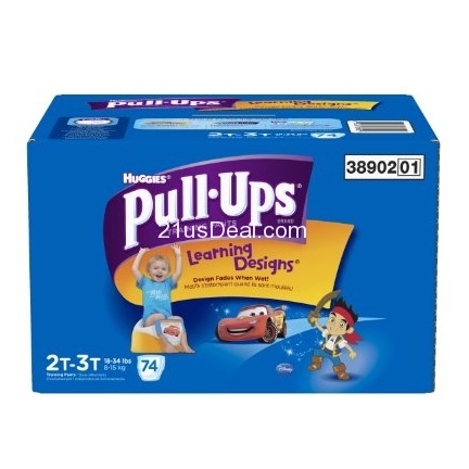Huggies Pull-Ups Training Pants for Boys, only  $21.69, free shipping