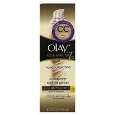 Olay CC Cream - Total Effects Tone Correcting Moisturizer with Sunscreen Broad Spectrum SPF 15 Light to Medium 1.7 Fl Oz $10.75 FREE Shipping