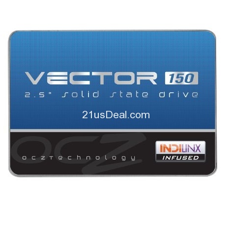 OCZ Storage Solutions Vector 150 Series 120GB SATA III 2.5-Inch 7mm Height Solid State Drive (SSD) With Acronis True Image HD Cloning Software- VTR150-25SAT3-120G, $65.86 after $30 mail-in rebate
