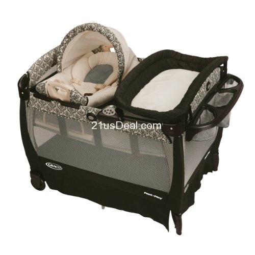 Graco Pack 'n Play Playard with Cuddle Cove Rocking Seat, Rittenhouse, only$126.89 , free shipping