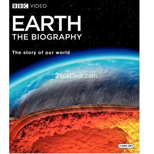 BBC科普巨作！史低价！《Earth: The Biography 地球传记或地球的力量》，蓝光光盘，原价$34.99，现仅售$9.29