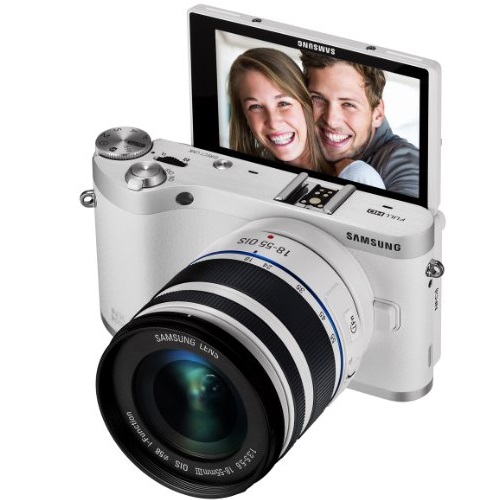Samsung NX300M Smart Digital Camera with 18-55mm Lens (Brown) only $488.00, free shipping