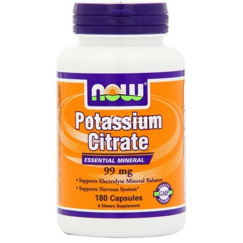 Now Foods Potassium Citrate 99 mg Capsules, 180-Count, only $4.74, free shipping