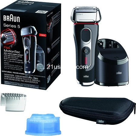 Braun Series 5 5090cc Electric Shaver With Cleaning Center 1 Count, only $109.99 free shipping