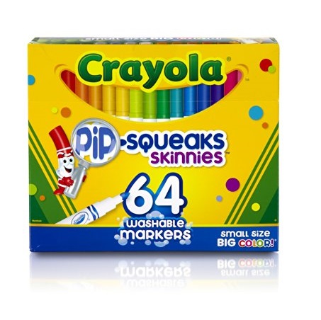 补货！超赞！销售第一！Crayola绘儿乐 64色安全可水洗记号笔，原价$13.99，现仅售$7.85