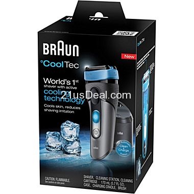 Braun °CoolTec CT5cc Dry Shaver with Active Cooling Technology, only $79.99, free shipping