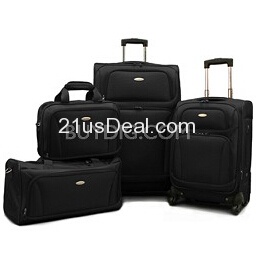 Samsonite新秀麗輕便行李箱套裝4件套，只要$129，免運費