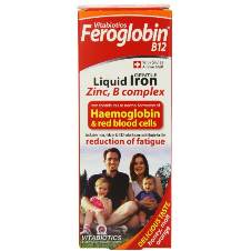 Feroglobin Vitabiotics -B12 Iron Supplement Liquid 200Ml  $7.71& FREE Shipping