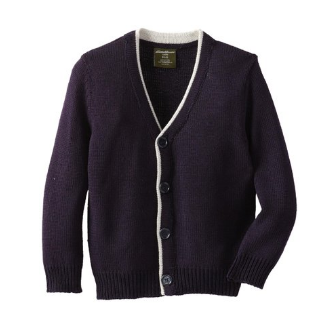 Eddie Bauer Boys 2-7 Cardigan with Tipping and Elbow Patches  $14.99(50%off)