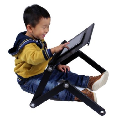 FURINNO Hidup Adjustable Vented Laptop Table Portable Bed Tray Book Stand up to 17-Inch  $47.99(72%off) & FREE Shipping