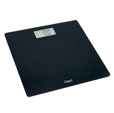 Ozeri Precision Digital Bath Scale (400 Lbs Edition), In Tempered Glass With Step-on Activation, Black  $15.95 (47%off)