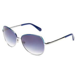 Kate Spade Women's Candida Aviator Sunglasses,Silver, Blue $83.50(39%off) 