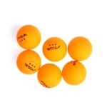 Stiga 3-Star橙色乒乓球，6个装 $4.99