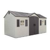Lifetime 6446 15-by-8 Foot Outdoor Storage Shed with Shutters, Windows, and Skylights $1,390.31 FREE Shipping