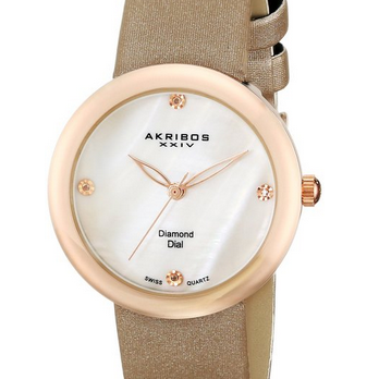 Akribos XXIV Mother-of-Pearl Ladies Watch AK687PK  $29.99(85%off)