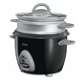 Oster CKSTRCMS65 3-Cup (Uncooked), 6-Cup (Cooked) Rice Cooker with Steam Tray, Black $17 FREE Shipping on orders over $49