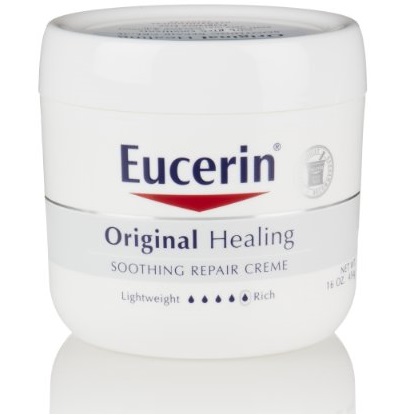 Amazon Prime会员专享Deal：Eucerin 优色林 天然舒缓修复保湿霜，16oz，现点击coupon后仅售$7.99 