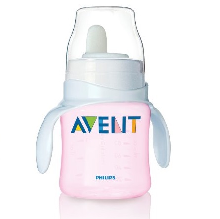 Philips Avent BPA Free Classic Bottle to First Cup Trainer, Pink, only  $5.47