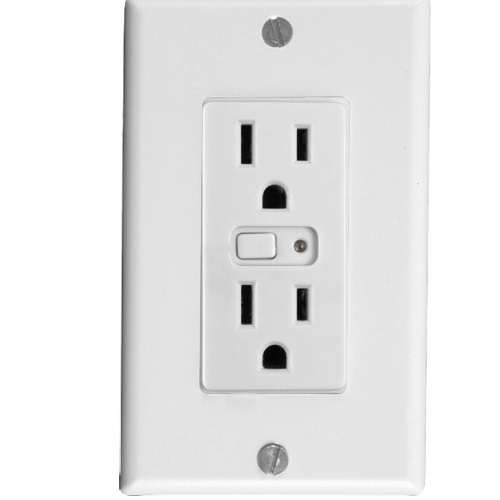 GE Z-Wave Wireless Lighting Control Duplex Receptacle, only $13.74