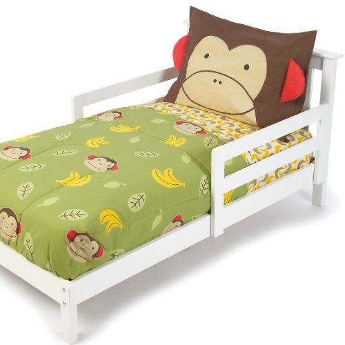 Amazon-$38.12 Skip Hop 4 Piece Toddler Bedding Set, Monkey