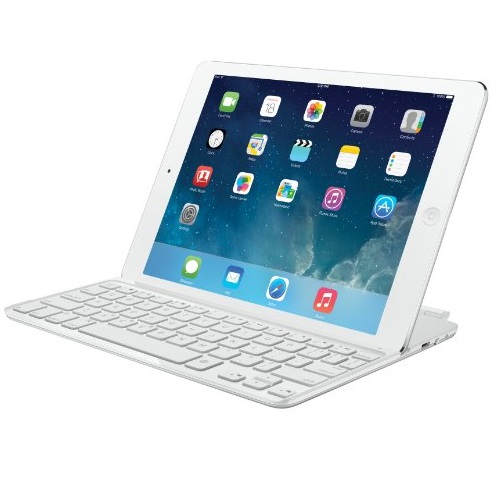 白菜！Logitech 羅技 iPad Air 超薄藍牙鍵盤保護殼，原價$99.99，現僅售$29.99，免運費。黑白兩種顏色可選，同價！