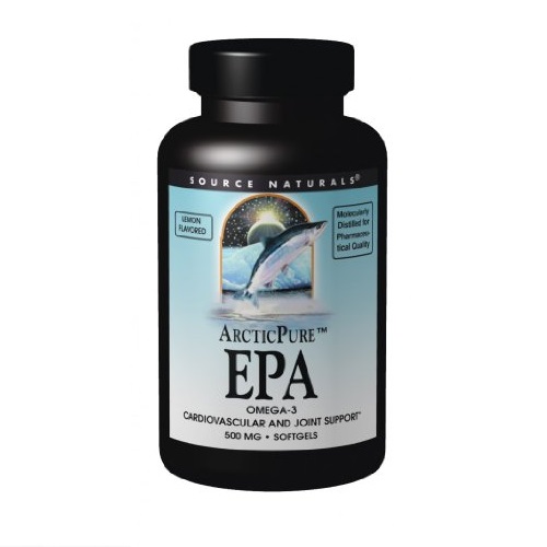 Source Naturals ArcticPure EPA 500 Mg, Lemon, 60 Softgels, only $6.02, free shipping