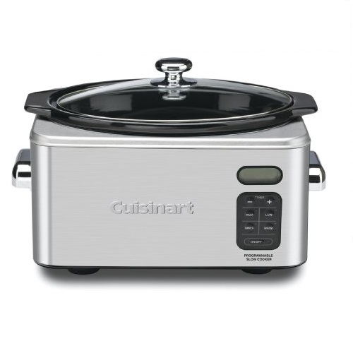 Cuisinart PSC-650 Stainless Steel 6-1/2-Quart Programmable Slow Cooker, only $45.00, free shipping