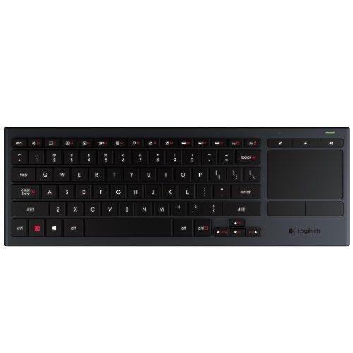 Logitech Illuminated Living-Room Wireless Keyboard K830 and Touchpad for Internet-Connected TVs (920-006081),  only $69.99, free shipping