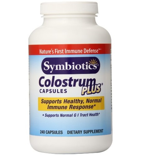 Symbiotics Colostrum Plus, 240 Capsules, only $26.73