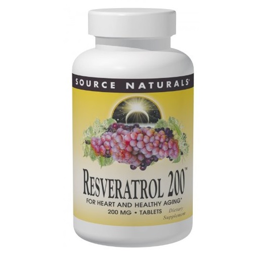Source Naturals Resveratrol 200mgm 120 Vegetarian Capsules, only $25.93, free shipping
