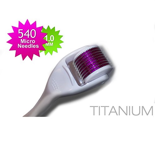 Zendi Derma Roller 540 Titanium Alloy Microneedles 1.0 mm Length, Stimulates Collagen Production, Reduces Wrinkles, Fine Lines, Acne Scars, Stretch Marks, Cellulite, Hair Loss, Hyper-pigmentation. Great for Face, Neck, and Body. Enhances the Efficacy of Skincare Products Like Vitamin C Serum, Anti Aging Creams & Hyaluronic Serum. Younger and Beautiful Skin in Just a Few Sessions! 100% Satisfaction Guaranteed! [Free Travel Kit], only $5.99 after coupon code 