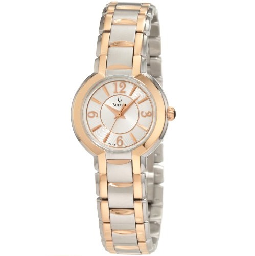 超贊！Bulova寶路華98L153 女士不鏽鋼腕錶，原價$275，現僅售$75.98，免運費