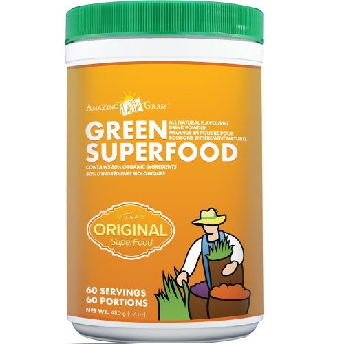 Amazing Grass Green SuperFood, 17-Ounce Tub, only $18.43, free shipping