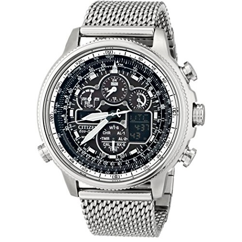 Citizen Eco-Drive Navihawk A-T Stainless Steel Men's watch #JY8030-83E, only $399.00, free shipping
