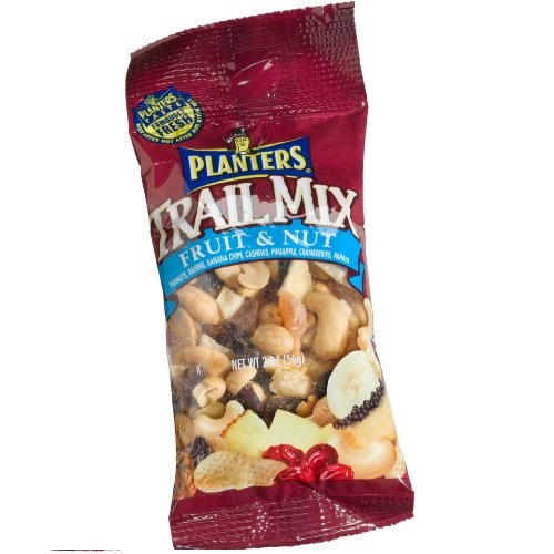 Planters Trail Mix, Fruit & Nut, 2-Ounce Bags (Pack of 72), only $27.16