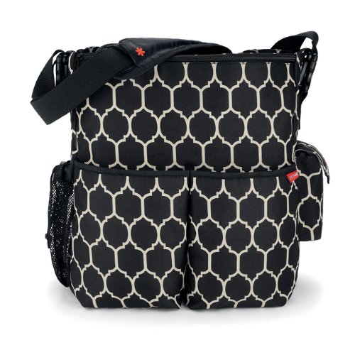 Skip Hop Duo Essential Diaper Bag, Onyx Tile, only $29.99 