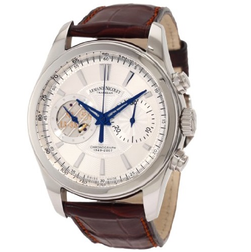 史低价！Armand Nicolet 艾美达 9649A-AG-P964MR2 L07 男士复古机械手表，限量版，原价$31,000.00，现仅售$9,833.34，免运费