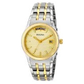 Bulova Men's 98C60 Two-Tone Bracelet Watch $66.34 FREE Shipping