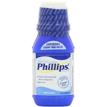 Amazon-$3.79 Phillips' Original Milk of Magnesia Liquid, 12-Ounce Bottle free shipping