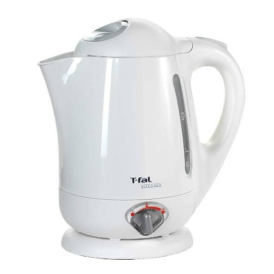 Amazon-Only $23.99 T-fal BF6520003 Vitesses 1.7L Electric Kettle with Variable Temperature, White