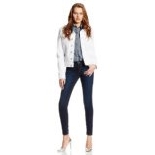 True Religion Women's Dusty Western Fitted Jacket In Optic White Jasmine $61.36 FREE Shipping