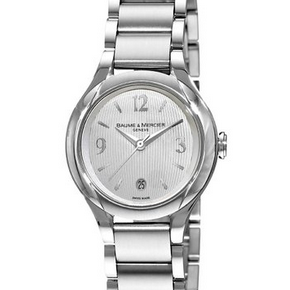 優雅高貴低調！瑞士著名腕錶品牌Baume & Mercier名仕  Ilea女士系列8767鑲鑽瑞士石英腕錶  原價$1,990.00  現特價只要$775.00(61%off)包郵