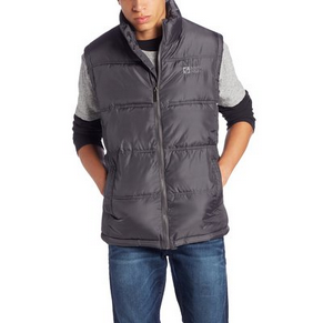 Southpole Men's Bubble Vest with Rectangular Sectioned Insulation  $13.50(75%off)