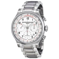Baume and Mercier Capeland White Dial Chronograph Mens Watch 10061, only $1,299.00 Free shipping