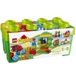 LEGO DUPLO All-in-One-Box-of-Fun Building Kit 10572 Open Ended Toy for Imaginative Play with Large LEGO bricks made for toddlers and preschoolers (65 Pieces), only $17.99