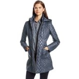 Via Spiga Women's Long Zip-Front Coat with Removable Hood $68.99 FREE Shipping