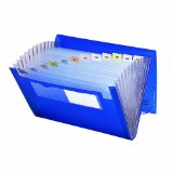 Smead Poly Expanding File, 12 Pockets, Flap and Cord Closure, Letter Size, Blue (70876) $5.93 FREE Shipping on orders over $49
