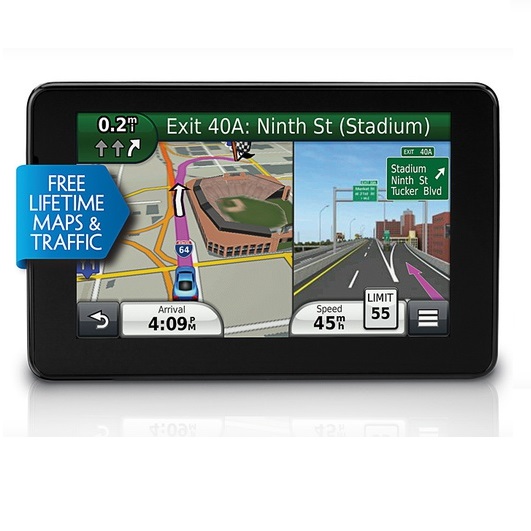 Groupon：Garmin nüvi 3590LMT 5吋攜帶型藍牙GPS導航儀，帶終身地圖和實時路況更新，藍牙，官翻版，現僅售$129.99，免運費