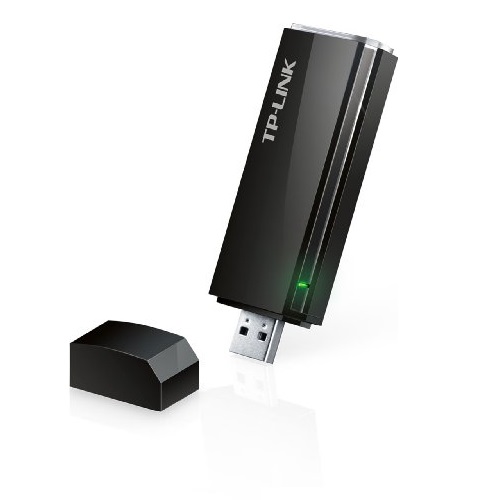 TP-LINK Archer T4U AC1200 Wireless Dual Band USB Adapter, 2.4GHz 300Mbps/5Ghz 867Mbps, USB 3.0, One-Button Setup, Support Windows XP/Vista/7/8, only $24.99