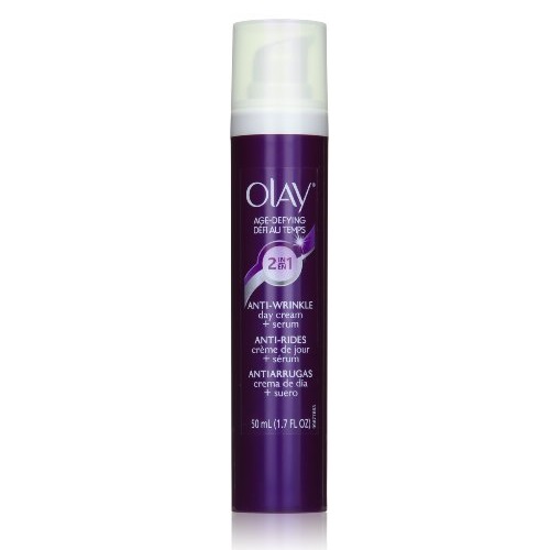 Olay Age Defying 2-In-1 Anti-Wrinkle Day Cream + Serum 1.7 Fl Oz, only $5.44, free shipping after using SS and clipping coupon